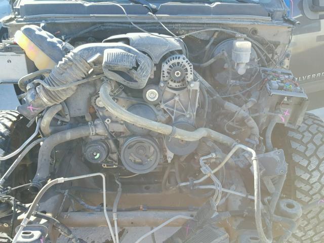 3GCRKTE36AG197677 - 2010 CHEVROLET SILVERADO GRAY photo 7