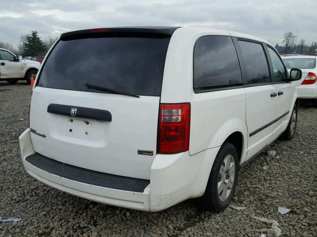 1D4HN11HX8B162106 - 2008 DODGE GRAND CARA WHITE photo 4