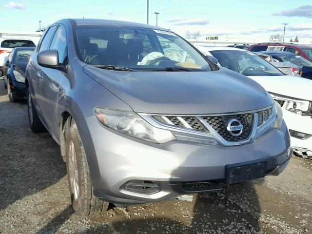 JN8AZ1MU9CW102187 - 2012 NISSAN MURANO S GRAY photo 1