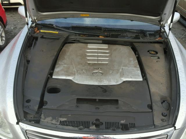 JTHBL46F585052403 - 2008 LEXUS LS 460 SILVER photo 7