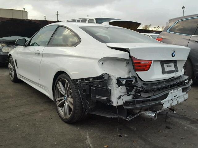 WBA3R1C52GK529008 - 2016 BMW 435 I WHITE photo 3