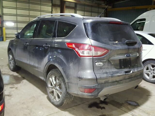 1FMCU9J90EUB49815 - 2014 FORD ESCAPE TIT GRAY photo 3