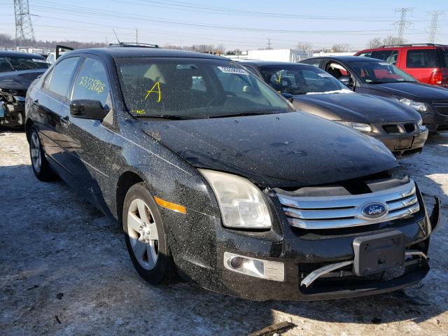 3FAHP07Z08R143177 - 2008 FORD FUSION SE BLACK photo 1