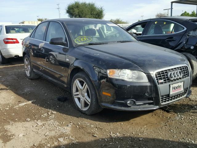 WAUAF78E98A009214 - 2008 AUDI A4 2.0T BLACK photo 1