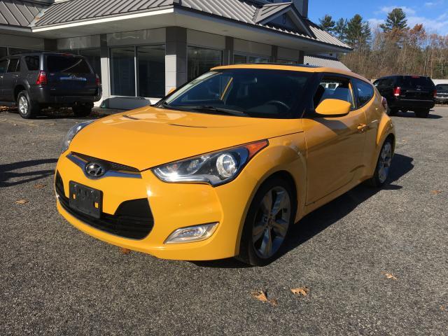 KMHTC6AD4CU022746 - 2012 HYUNDAI VELOSTER B YELLOW photo 1