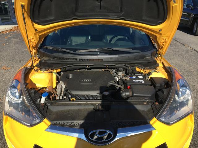 KMHTC6AD4CU022746 - 2012 HYUNDAI VELOSTER B YELLOW photo 8