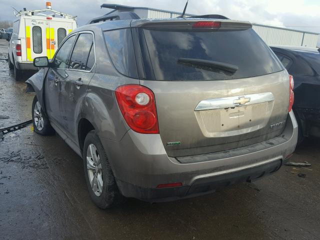 2GNALDEK2C6126201 - 2012 CHEVROLET EQUINOX LT TAN photo 3