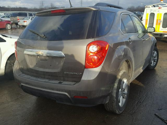 2GNALDEK2C6126201 - 2012 CHEVROLET EQUINOX LT TAN photo 4