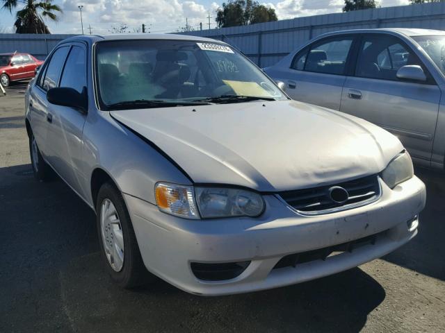 1NXBR12E12Z605066 - 2002 TOYOTA COROLLA CE SILVER photo 1