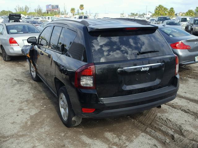 1C4NJCBA3ED812368 - 2014 JEEP COMPASS SP BLACK photo 3