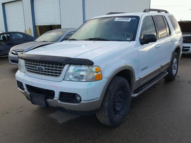 1FMZU74W25ZA29694 - 2005 FORD EXPLORER E WHITE photo 2