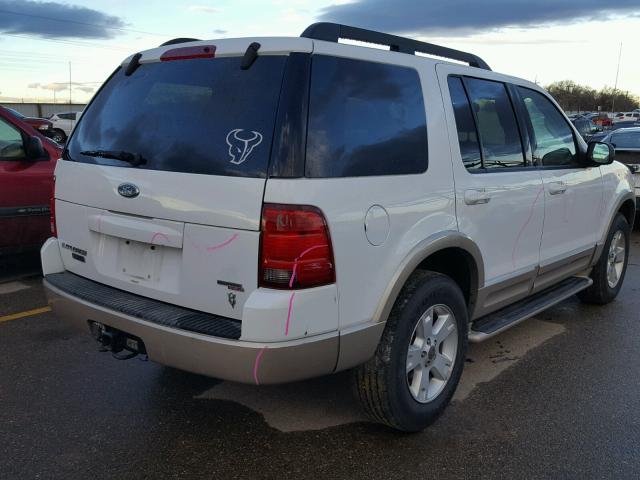 1FMZU74W25ZA29694 - 2005 FORD EXPLORER E WHITE photo 4