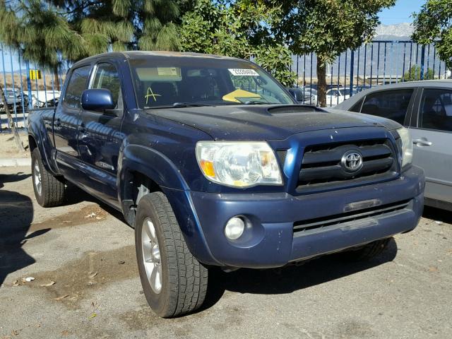 5TEKU72N67Z406678 - 2007 TOYOTA TACOMA DOU BLUE photo 1