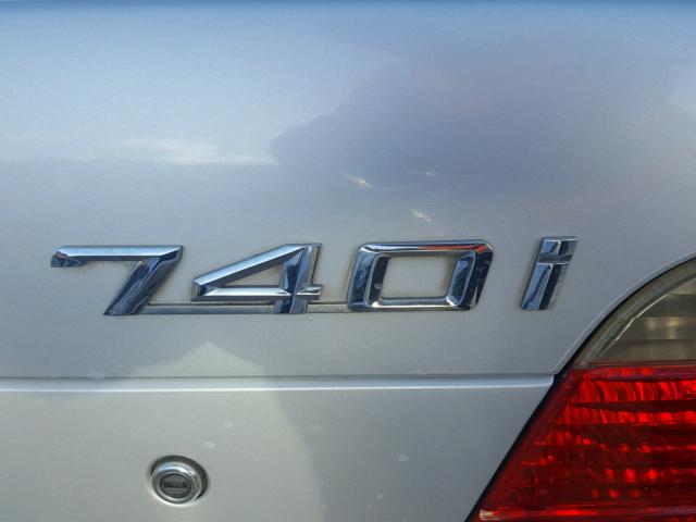 WBAGG8343YDN75654 - 2000 BMW 740 I AUTO SILVER photo 9