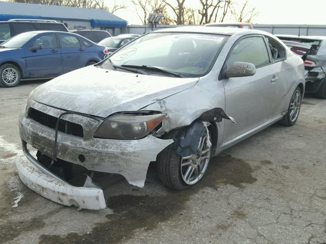 JTKDE167750036054 - 2005 TOYOTA SCION TC SILVER photo 2