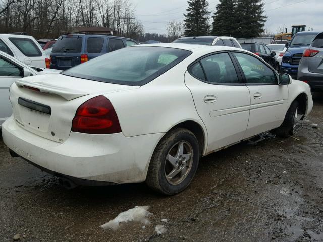 2G2WS522141375152 - 2004 PONTIAC GRAND PRIX WHITE photo 4