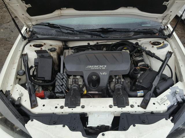 2G2WS522141375152 - 2004 PONTIAC GRAND PRIX WHITE photo 7