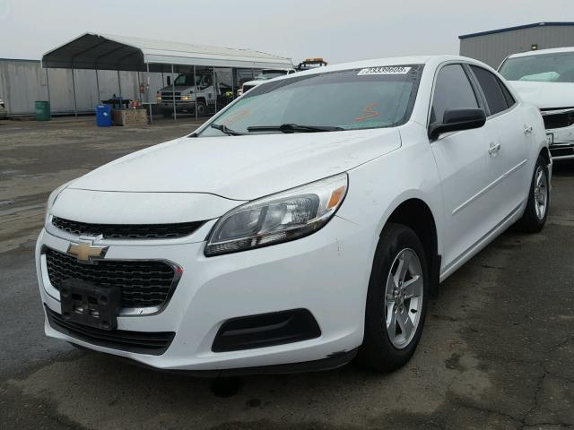 1G11B5SLXEF291154 - 2014 CHEVROLET MALIBU LS WHITE photo 2