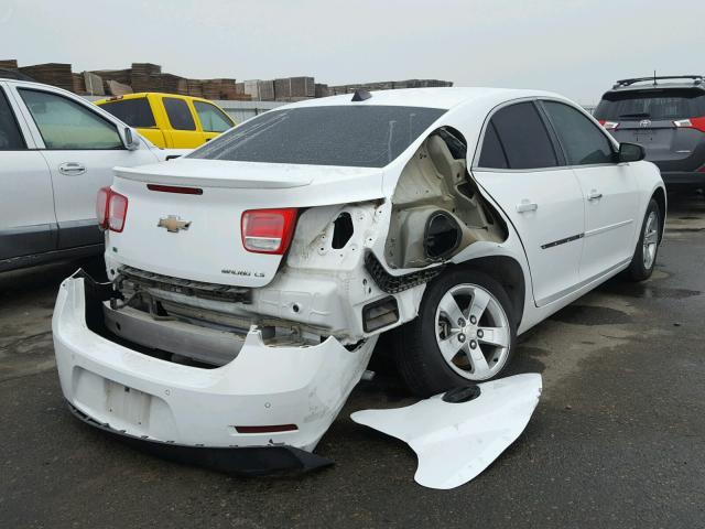 1G11B5SLXEF291154 - 2014 CHEVROLET MALIBU LS WHITE photo 4