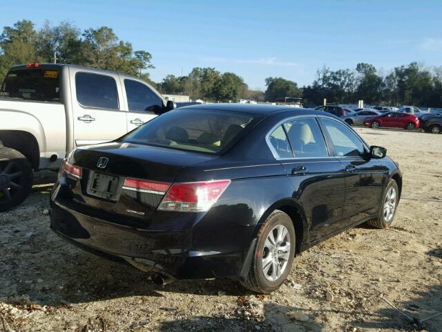 1HGCP2F61CA006387 - 2012 HONDA ACCORD SE BLACK photo 4