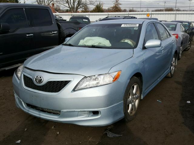 4T1BE46K19U828392 - 2009 TOYOTA CAMRY BASE BLUE photo 2