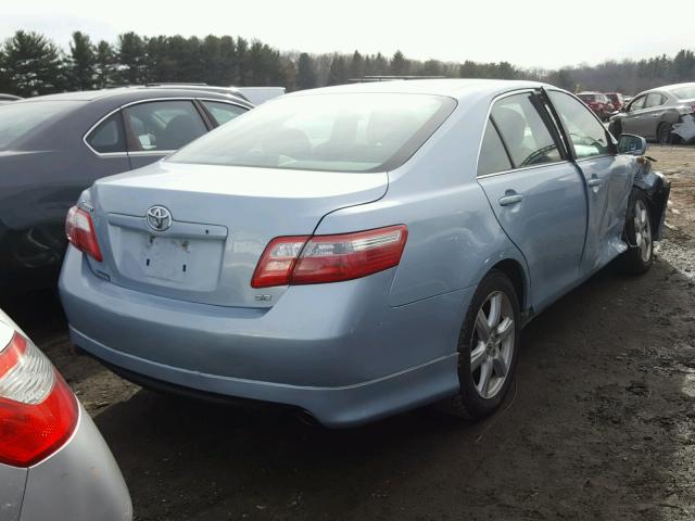 4T1BE46K19U828392 - 2009 TOYOTA CAMRY BASE BLUE photo 4