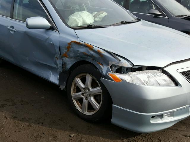 4T1BE46K19U828392 - 2009 TOYOTA CAMRY BASE BLUE photo 9