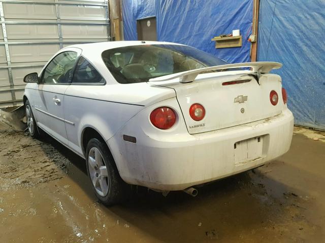 1G1AL18F377326010 - 2007 CHEVROLET COBALT LT WHITE photo 3