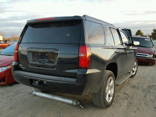 1GNSCAKC1GR374398 - 2016 CHEVROLET TAHOE C150 BLACK photo 4