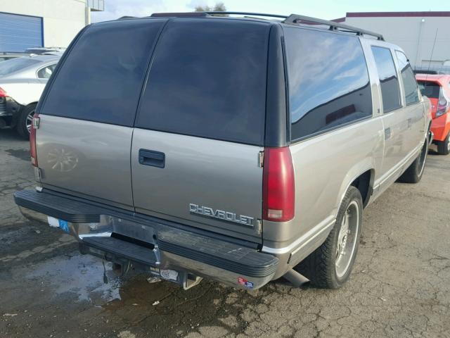 3GNEC16R0XG218493 - 1999 CHEVROLET SUBURBAN C BEIGE photo 4