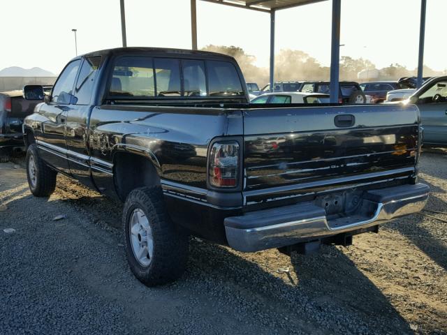 1B7HF13Z5VJ625254 - 1997 DODGE RAM 1500 BLACK photo 3