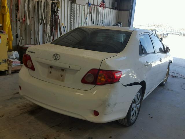 JTDBU4EE9A9095857 - 2010 TOYOTA COROLLA BA WHITE photo 4