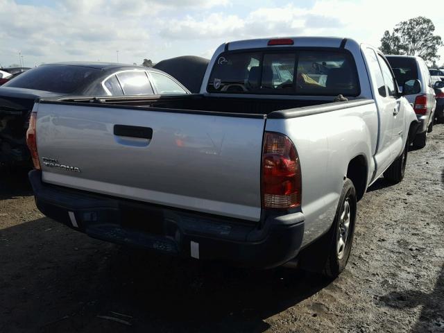 5TETX22N16Z219183 - 2006 TOYOTA TACOMA ACC SILVER photo 4