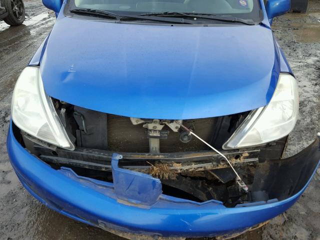 3N1BC13E98L462085 - 2008 NISSAN VERSA S BLUE photo 9