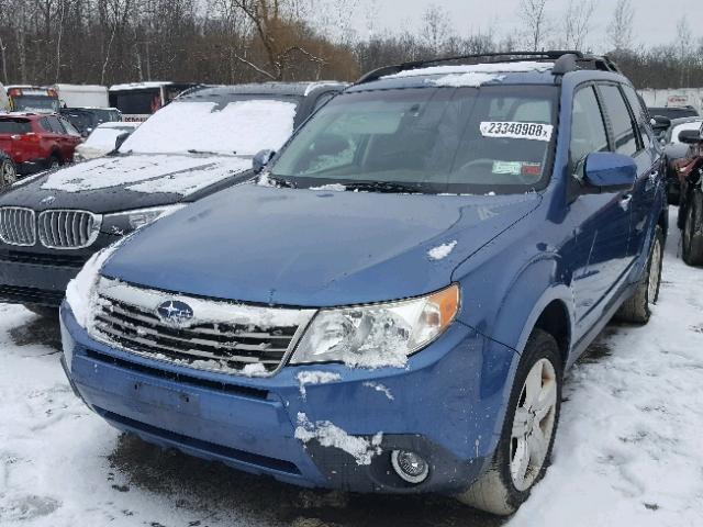 JF2SH64689H758526 - 2009 SUBARU FORESTER 2 BLUE photo 2