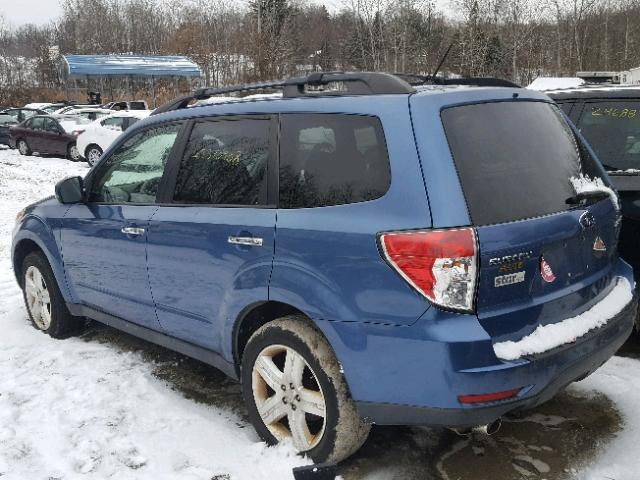 JF2SH64689H758526 - 2009 SUBARU FORESTER 2 BLUE photo 3