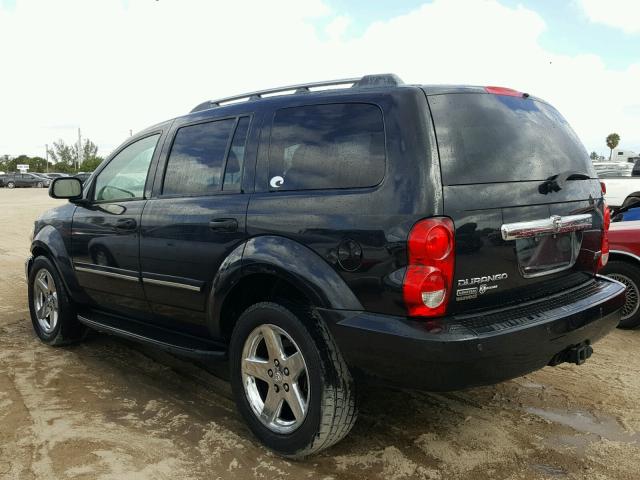 1D8HB58277F580856 - 2007 DODGE DURANGO LI BLACK photo 3