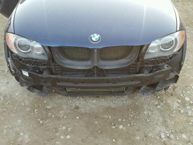 WBAUC9C52BVM09253 - 2011 BMW 135 I BLUE photo 9