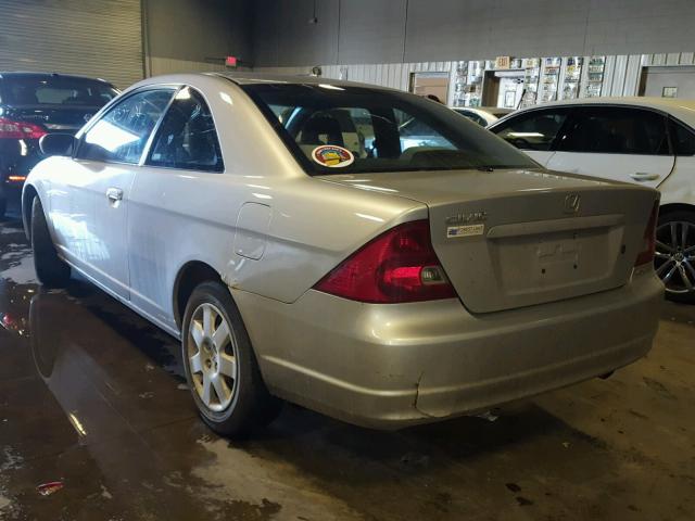 1HGEM220X2L080963 - 2002 HONDA CIVIC EX SILVER photo 3