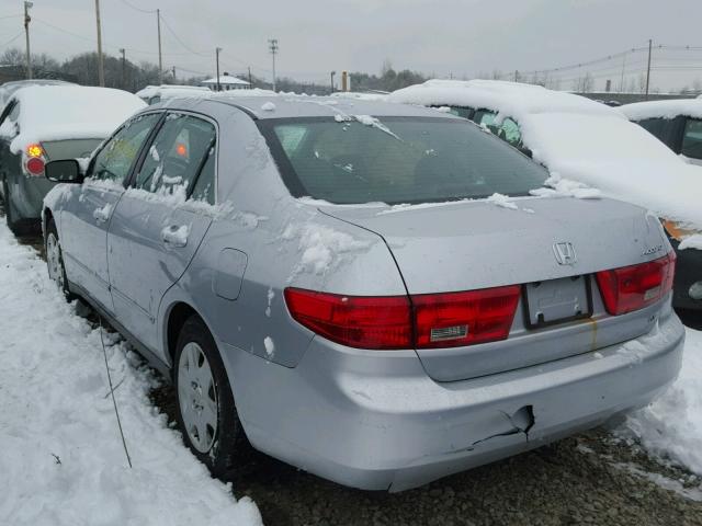 1HGCM55405A138800 - 2005 HONDA ACCORD LX SILVER photo 3