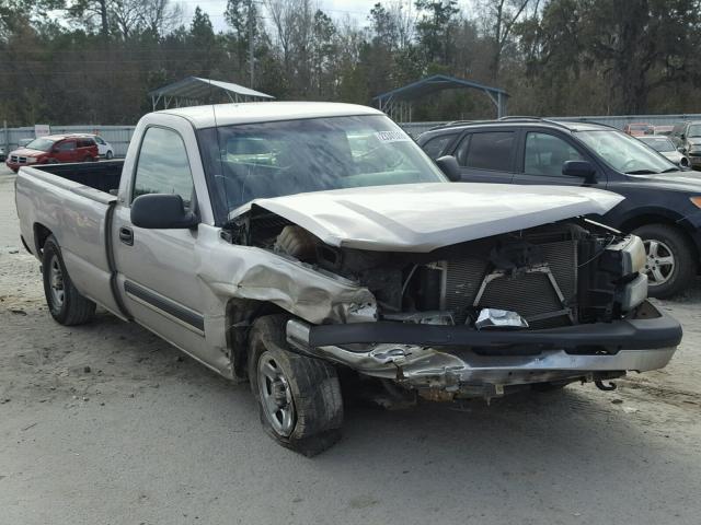 1GCEC14X34Z330002 - 2004 CHEVROLET SILVERADO BEIGE photo 1