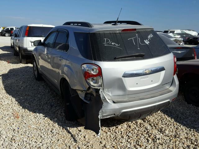 2CNALDEW0A6259107 - 2010 CHEVROLET EQUINOX LT SILVER photo 3