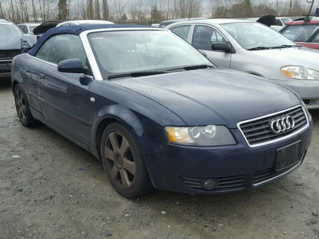 WAUAC48H96K002868 - 2006 AUDI A4 1.8 CAB BLUE photo 1