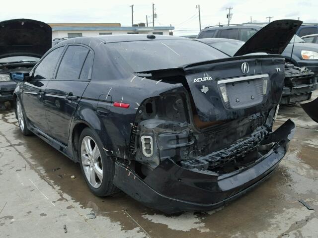 19UUA66226A054091 - 2006 ACURA 3.2 TL BLACK photo 3