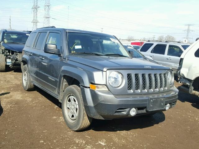 1C4NJPBA0ED533385 - 2014 JEEP PATRIOT GRAY photo 1