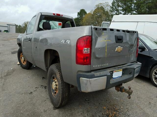 1GCHK24K58E128320 - 2008 CHEVROLET SILVERADO GRAY photo 3