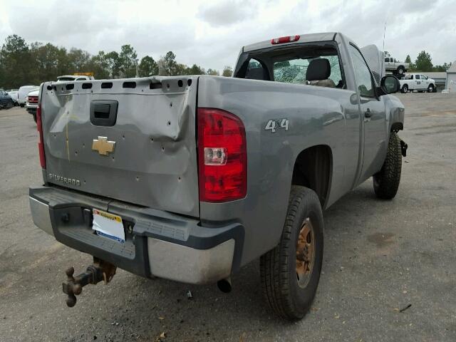 1GCHK24K58E128320 - 2008 CHEVROLET SILVERADO GRAY photo 4