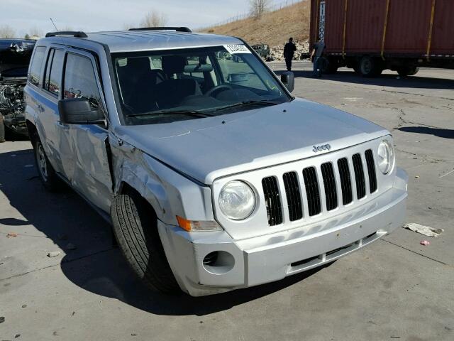 1J4NF2GB8AD601345 - 2010 JEEP PATRIOT SILVER photo 1