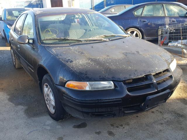 1B3EJ46X9XN690120 - 1999 DODGE STRATUS BLACK photo 1