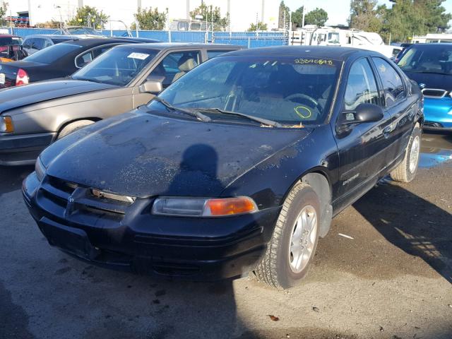 1B3EJ46X9XN690120 - 1999 DODGE STRATUS BLACK photo 2